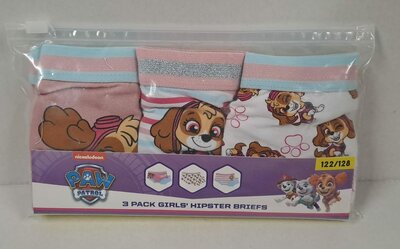 62267 Paw Patrol Skye Hipster Maat 122-128 3 stuks   
