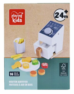 03356 Playing Kids Houten Airfryer