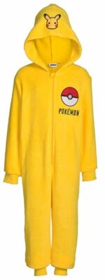 72563 Pokémon Onesie met Capuchon Maat 128-134  100% polyester