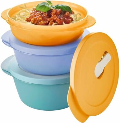 59064 Tupperware Essentials Store Serve & Go Medium Kommenset