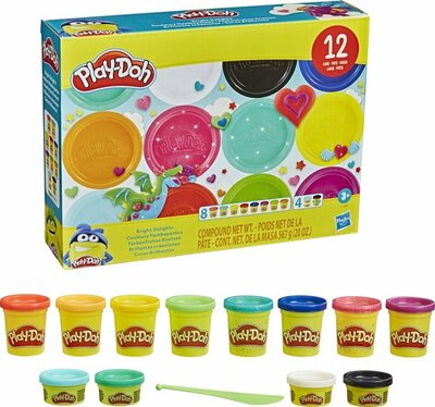 21193 Play-Doh Kleiset 12 Felle Kleuren 567g  