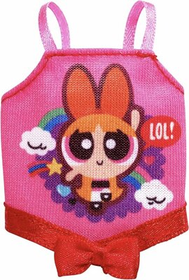 93331 Barbie PowerPuff Girls Tienerpop Shirt Roze