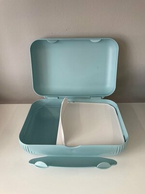 61890 Tupperware Eco+ SnackPack IJsblauw