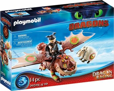70729 PLAYMOBIL Dragons Dragon Racing: Vissenpoot en Speknekje