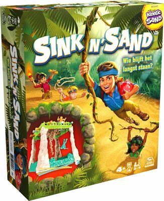 94943 Sink N’ Sand  Actiespel met Kinetic Sand  Bordspel  vanaf 4 jaar