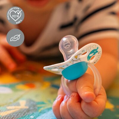 75872 Medela Baby Fopspeen Original Turquoise Blauw 6-18 maanden  1 stuks
