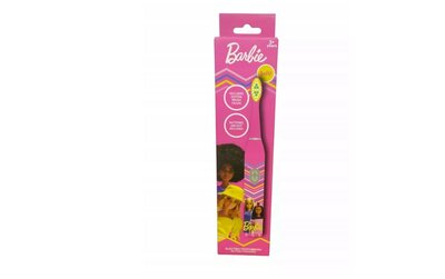 92474  Barbie Elektrische Kinder Tandenborstel Donkerroze Soft + 2 Opzetborstels