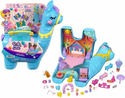 79186 Polly Pocket Pyjamaparty Lamafeestje  