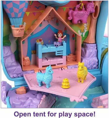79186 Polly Pocket Pyjamaparty Lamafeestje  