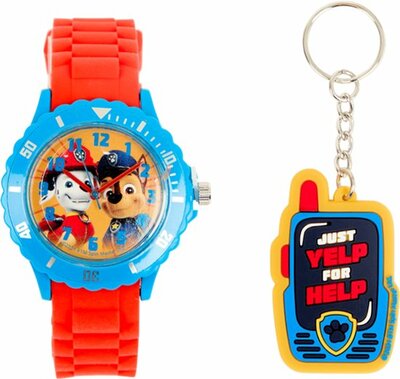 25402 Paw Patrol Horloge met sleutelhanger inclusief batterijen