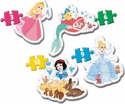 20813 Clementoni Disney Princess My First Puzzel 4 Puzzels