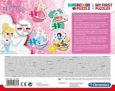20813 Clementoni Disney Princess My First Puzzel 4 Puzzels