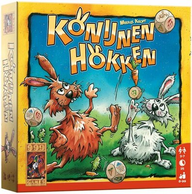 93173 999Games Dobbelspel Konijnen Hokken