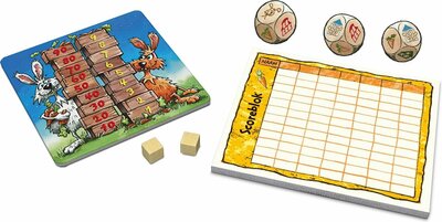 93173 999Games Dobbelspel Konijnen Hokken