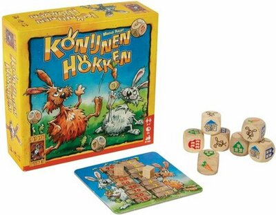 93173 999Games Dobbelspel Konijnen Hokken