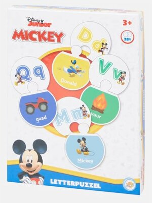 64921 Letterpuzzel Disney Junior Mickey Educatief Spel