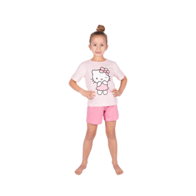 38138 Hello Kitty Kindershortama Maat 122-128
