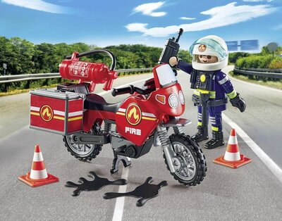 71466 PLAYMOBIL Action Heroes Brandweer op de plaats van het ongeval