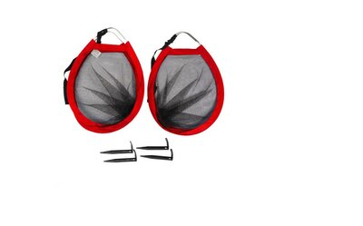 26931 Adrenix Voetbaldoel Pop-up Speelset, Set van 2 Rood   