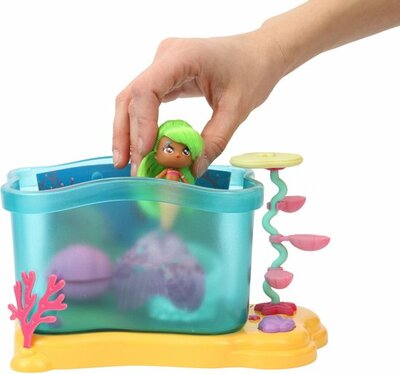 19302 Seasters, Bubble Aquarium met Verrassende Zeemeerminpop