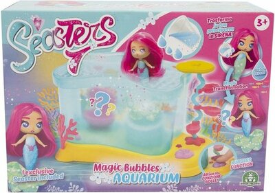 19302 Seasters, Bubble Aquarium met Verrassende Zeemeerminpop