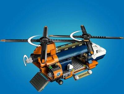 60437 LEGO City Jungleonderzoekers: helikopter bij de basis