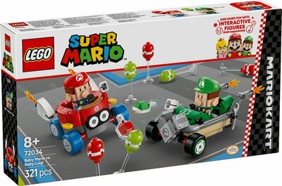 72034 LEGO Mario Kart Baby Mario vs Baby Luigi