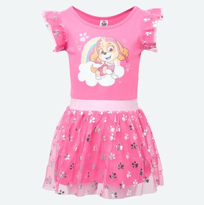 94770 Paw Patrol Skye Jurk met Tule Roze Maat 92