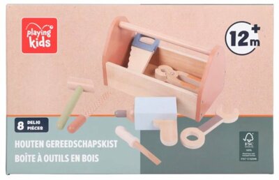 23979 Playing Kids Houten Gereedschapskist