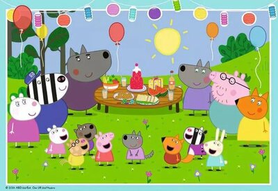 040187 Ravensburger Puzzel Peppa Pig 2x24 stukjes