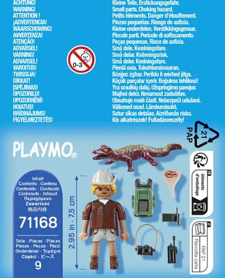 71168 PLAYMOBIL Special plus Onderzoeker met jonge kaaiman