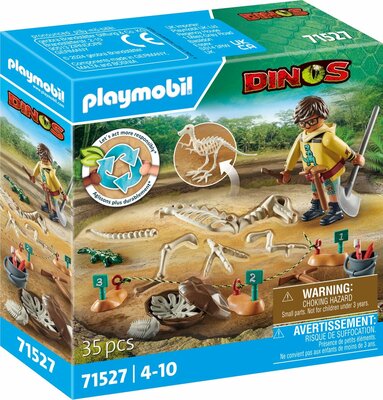 71527 PLAYMOBIL Dinos Opgravingsplaats met dinosaurusskelet