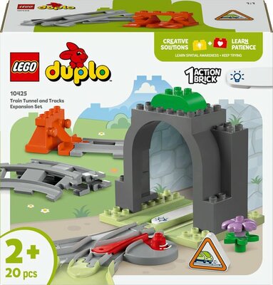 10425 LEGO DUPLO Stad Treintunnel en rails uitbreidingsset