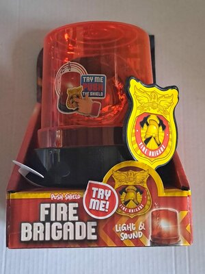 16908 Brandweer Zwaailamp/zwaailicht Rood