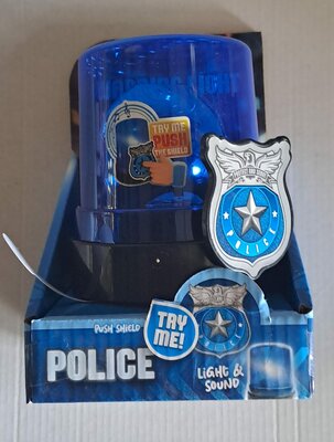 16892 Politie Zwaailamp/zwaailicht Blauw