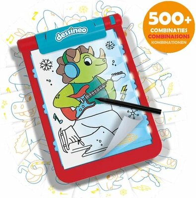 98926 Jumbo Dessineo Characters Leren tekenen Hobbypakket Educatief spel  