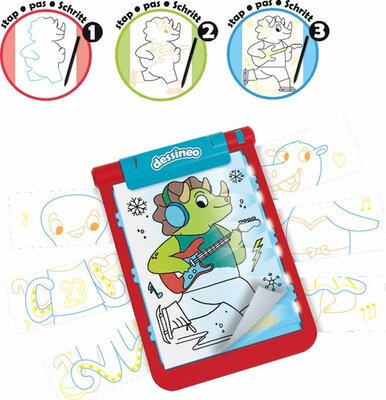 98926 Jumbo Dessineo Characters Leren tekenen Hobbypakket Educatief spel  