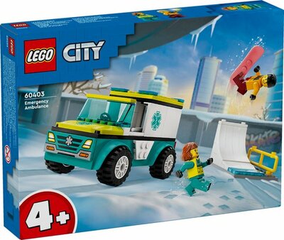 60403 LEGO City Ambulance en snowboarder