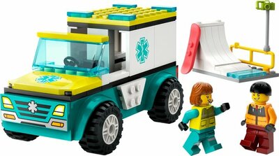 60403 LEGO City Ambulance en snowboarder