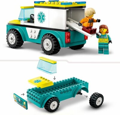 60403 LEGO City Ambulance en snowboarder