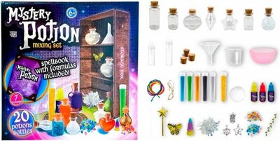 15376 Mystery Potion Mixing Set  20 Toverdrankflesjes, 7 Verschillende Toverdrankjes  incl. Recepten en Toverboek
