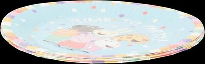 49428 Peppa Pig Papieren Bordjes 19,5 centimeter  10 stuks