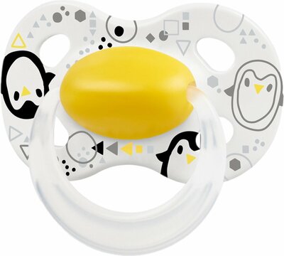 75092 Medela Baby Fopspeen Original Hoge Acceptatie Orthdontisch Ergonomische Vorm Sunshine Yellow 0-6 maanden 1 stuks  