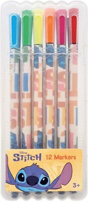 98909 Disney Stitch Markeerstiftenset 12 stuks