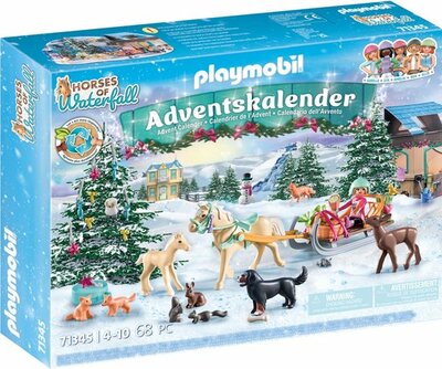 71345 PLAYMOBIL Adventskalender Paarden: kerst sleerit
