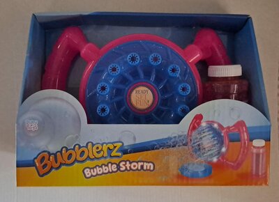 16595 Bellenblaasmachine Stuur 100 ml Roze/blauw