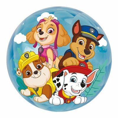 21594 Paw Patrol bal blauw met led 10cm