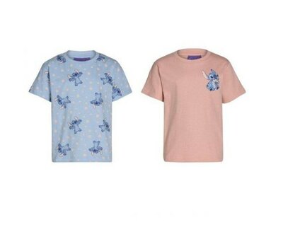 36301 Stitch 2 T-shirts Maat 104-110