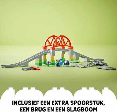 10426 LEGO DUPLO Stad Treinbrug en rails uitbreidingsset