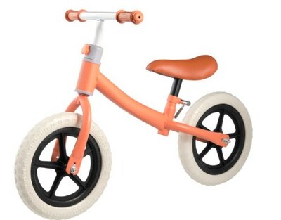 48247 Metalen Loopfiets Perzikkleur